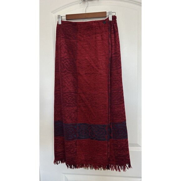 Mary Flaherty Skirt Free Sze Wool Blend Midi Dark Academia European Boho Vintage - Picture 2 of 14